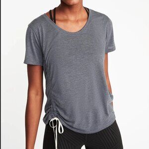 Old Navy Active Relaxed Side-Tie Top T-Shirt Athletic Casual Size XXL